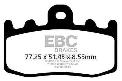 EBC Brakes FA335HH Double-H Series Sintered Brake Pads