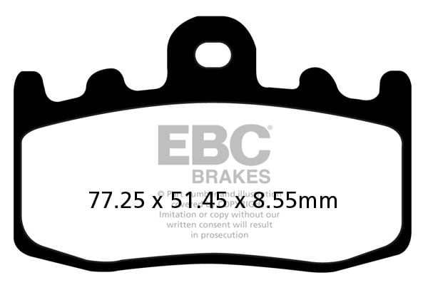 EBC Brakes FA335HH Double-H Series Sintered Brake Pads EBC Brakes FA335HH Double-H Series Sintered Brake Pads