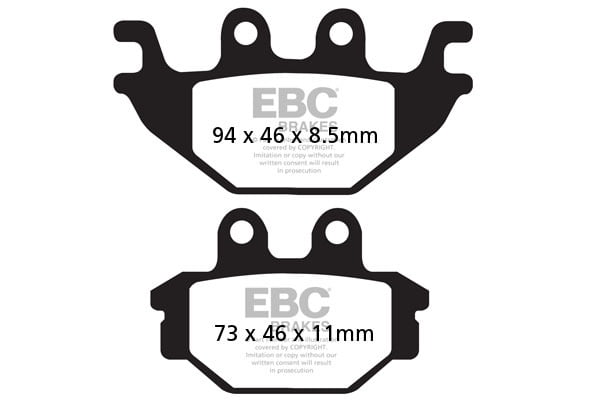 EBC Brakes FA377HH Double-H Series Sintered Brake Pads