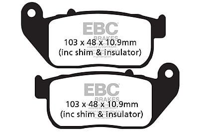 EBC Brakes FA381HH Double-H Series Sintered Brake Pads