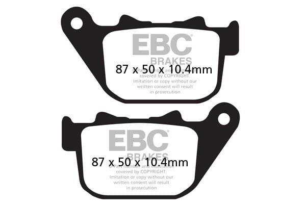 EBC Brakes FA387HH Double-H Series Sintered Brake Pads