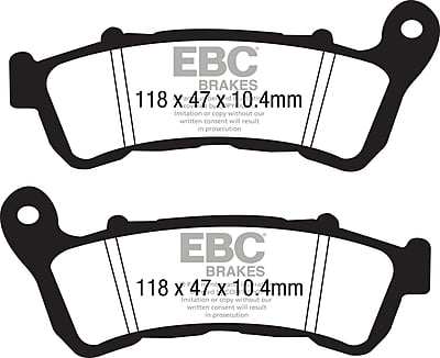 EBC Brakes FA388/2HH Double-H Series Sintered Brake Pads