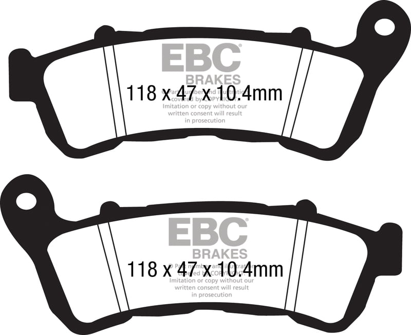 EBC Brakes FA388/2HH Double-H Series Sintered Brake Pads EBC Brakes FA388/2HH Double-H Series Sintered Brake Pads