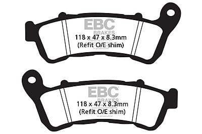 EBC Brakes FA388HH Double-H Series Sintered Brake Pads