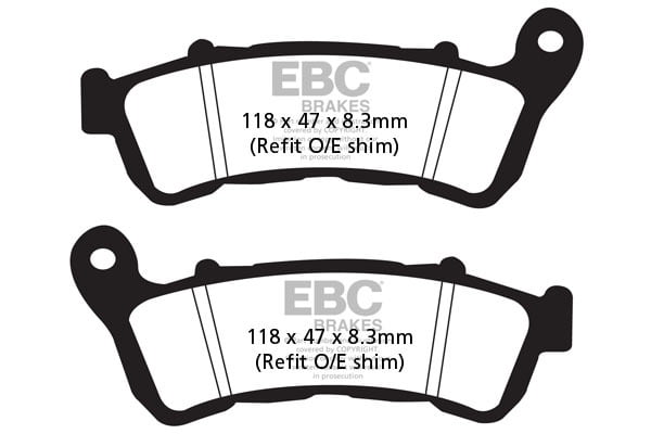 EBC Brakes FA388HH Double-H Series Sintered Brake Pads EBC Brakes FA388HH Double-H Series Sintered Brake Pads