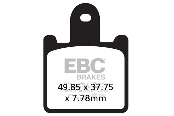 EBC Brakes FA417/4HH Double-H Series Sintered Brake Pads