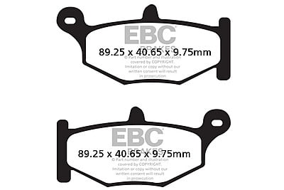 EBC Brakes FA419HH Double-H Series Sintered Brake Pads
