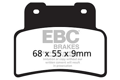 EBC Brakes FA432HH Double-H Series Sintered Brake Pads