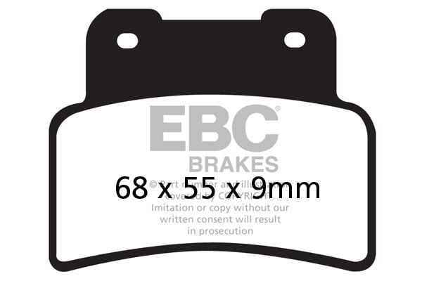 EBC Brakes FA432HH Double-H Series Sintered Brake Pads