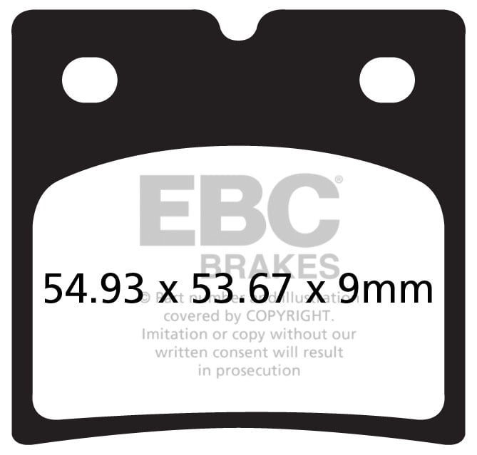 EBC Brakes FA696HH Double-H Series Sintered Brake Pads