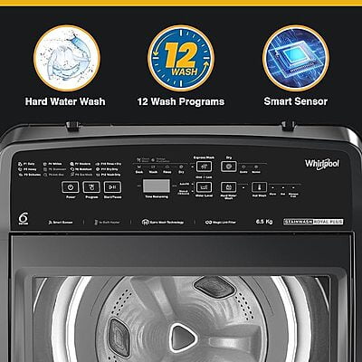 Whirlpool 7.5 Kg 5 Star StainWash Royal Plus Fully Automatic Top Load Washing Machine