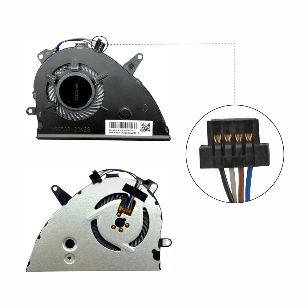 Laptop CPU Cooling Fan For HP Pavilion 15T-CS 15-CW 15-CS Big Series Laptop CPU Cooling Fan For HP Pavilion 15T-CS 15-CW 15-CS Big Series