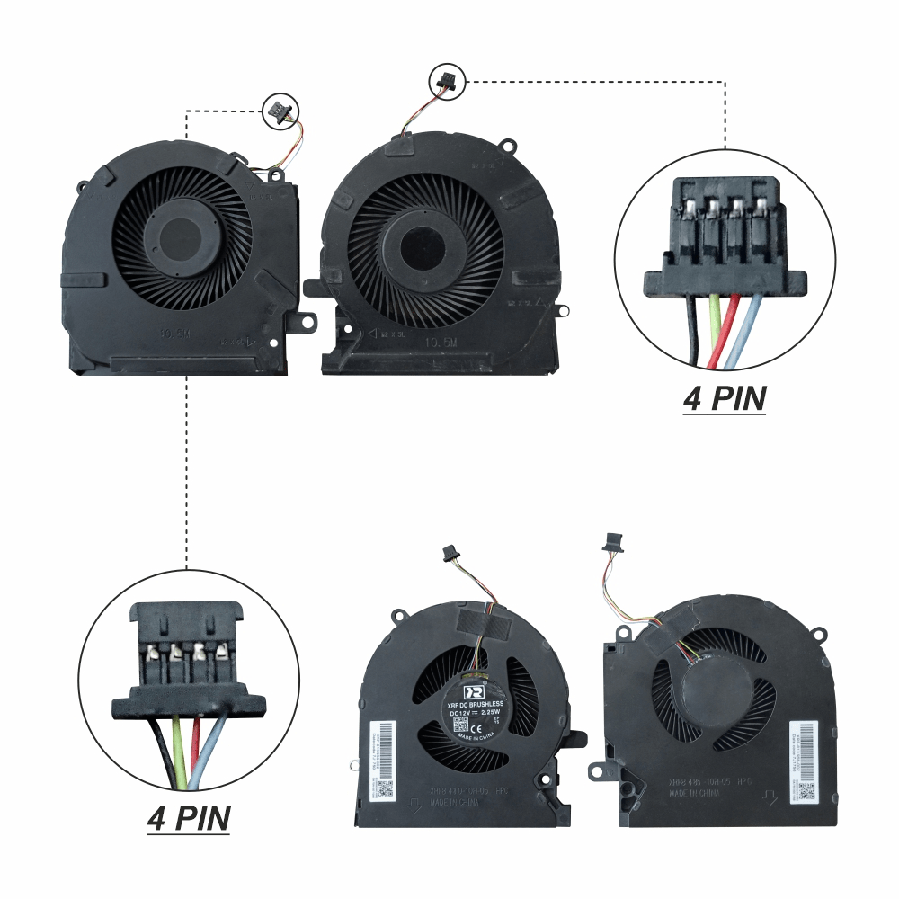 Laptop CPU Cooling Fan For HP OMEN 15-EK 15-EN TPN-Q236 15-EK0023DX 15-EK0020CA 15-EK0013DX 15-EK0008CA Series Laptop CPU Cooling Fan For HP OMEN 15-EK 15-EN TPN-Q236 15-EK0023DX 15-EK0020CA 15-EK0013DX 15-EK0008CA Series