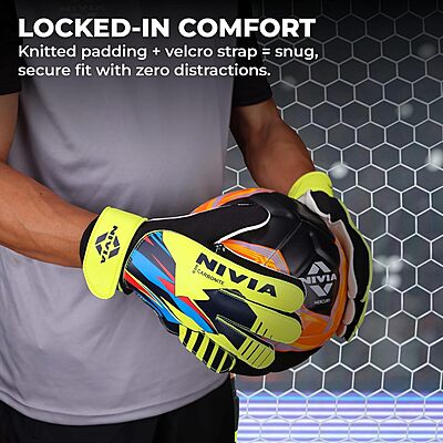 GOAL KEEPER FOOTBALL GLOVES NIVIA WEB