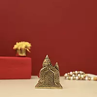 Brass Kuber - 3 inch Height | Auspicious Brass Idol of Kuber for Prosperity and Financial Well-being