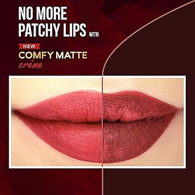 FACESCANADA Comfy Matte Creme Lipstick - Not A Quitter, 4.2G | Long Stay | Creamy Matte Finish