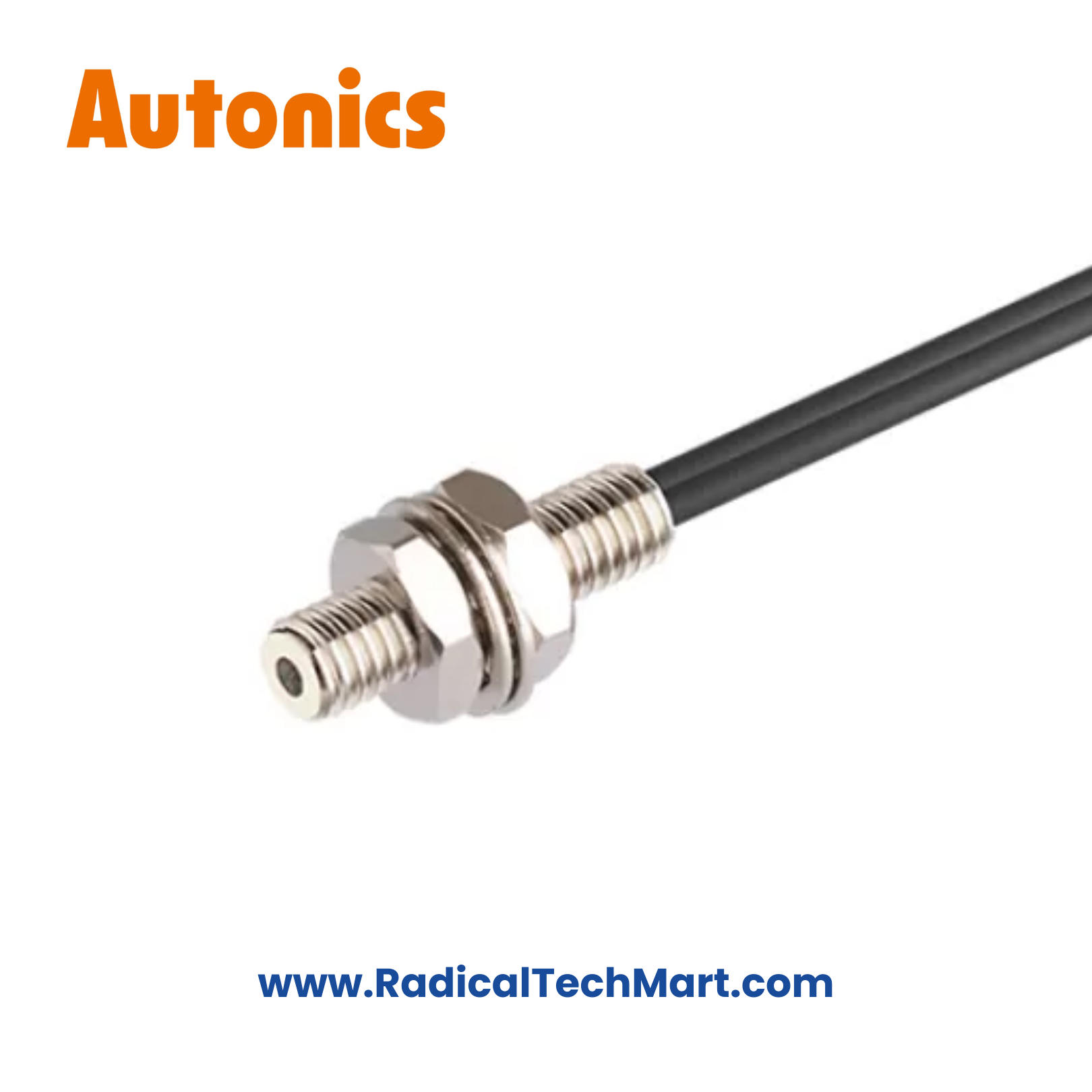 Autonics FD-320-05 Fiber Optic Sensor – Bolt Type, Diffuse, 40mm Sensing