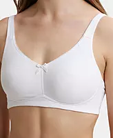 Jockey Wirefree Non Padded Super Combed Cotton Elastane Stretch Full Coverage Everyday Bra with Concealed Shaper Panel - FE41
