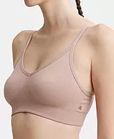 JOCKEY Wirefree Seamfree Non Padded Micro Touch Nylon Elastane Stretch Full Coverage Bra with Optional Cross Back Styling FE74