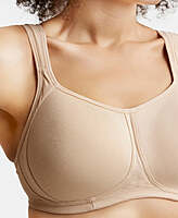 JOCKEY Wirefree Padded Super Combed Cotton Elastane Stretch Full Coverage Plus Size Bra with Broad Cushioned Fabric Strap FE78