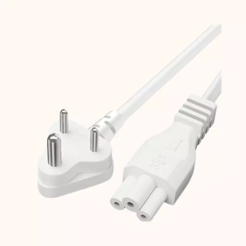 FEDUS White Laptop Adapter Power Cable 1 Year Warranty, 1.8 Meter Laptop Charging Power Cord Wire for Lap top, Laptop Power Cable for All laptops