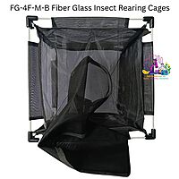 FG-4F-M-B Fiber Glass Insect Rearing Cages