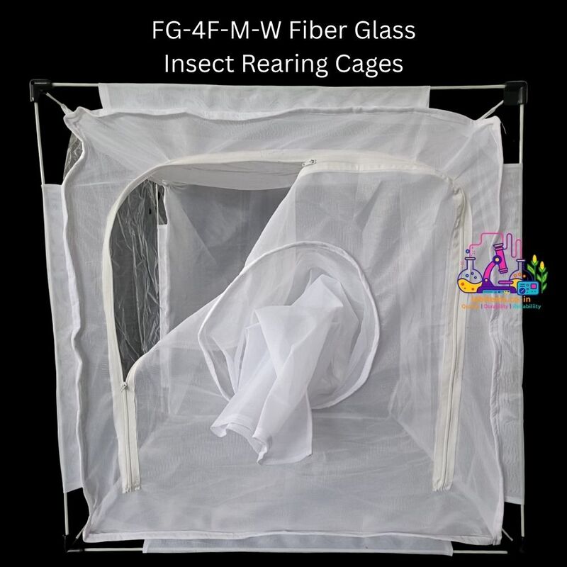 FG-4F-M-W Fiber Glass Insect Rearing Cages