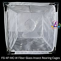 FG-4F-MC-W Fiber Glass Insect Rearing Cages