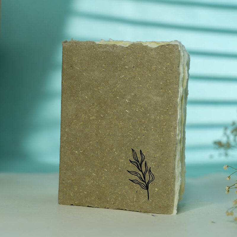 Tropical Flower Mini Deckle Edge Hanmade Paper Notebooks