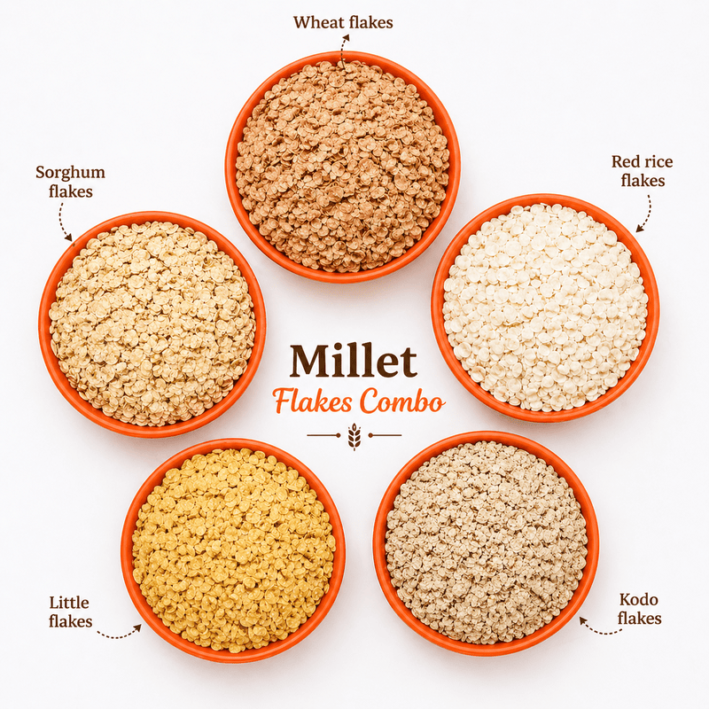 Millet Flakes combo (Each - 250g)