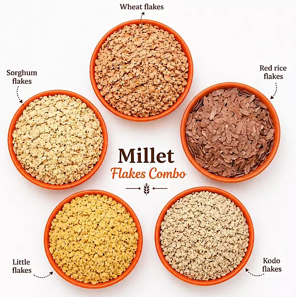Millet Flakes combo (Each - 250g)