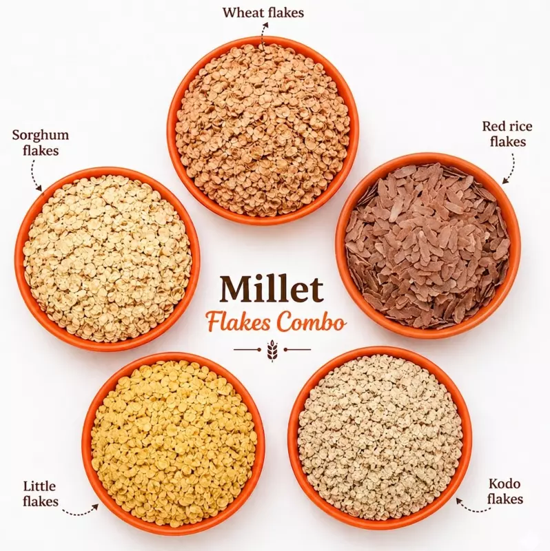 Millet Flakes combo (Each - 250g)
