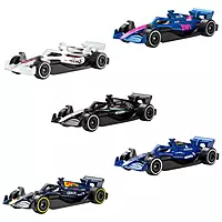 Hotwheels Formula 1 5-Pack, Set Of 5 Die-Cast Toy F1 Cars in 1:64 Scale Hotwheels Formula 1 5-Pack, Set Of 5 Die-Cast Toy F1 Cars in 1:64 Scale