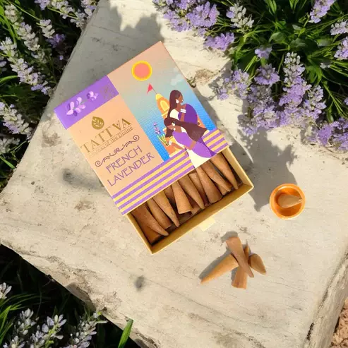 Tattva FRENCH LAVENDER Incense Cones