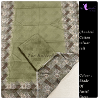 Chanderi Salwar Suits with pretty kanta work FLCCSCR20848