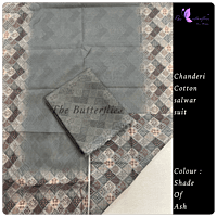 Chanderi Salwar Suits with pretty kanta work  FLCCSCR20850