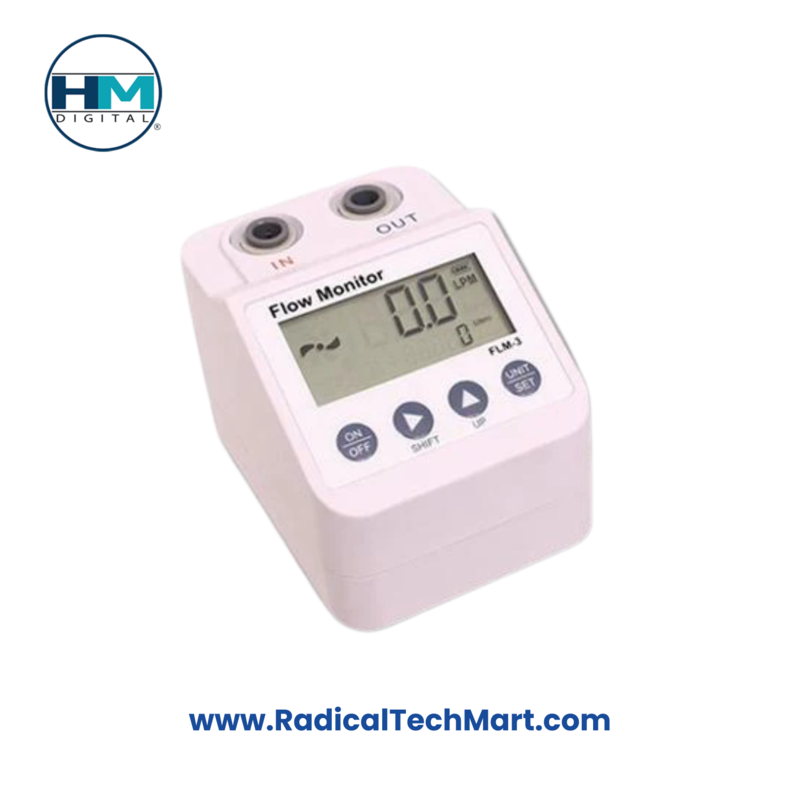 HM Digital FLM-3 Inline Flow Monitor for RO and Water Filtration Systems