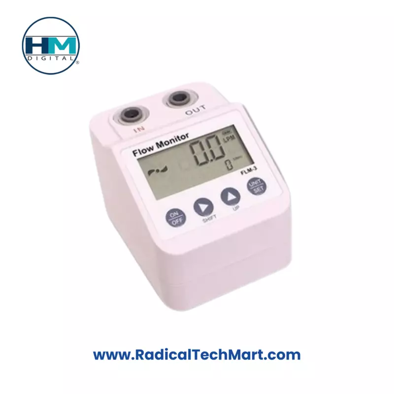HM Digital FLM-3 Inline Flow Monitor for RO and Water Filtration Systems
