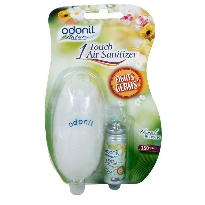 Odonil Combo One Touch Air Sanitizer Freshener - 7.8G/12Ml Refill Odonil Combo One Touch Air Sanitizer Freshener - 7.8G/12Ml Refill