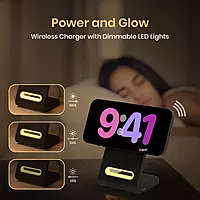 Portronics Flux 15W Qi2 Enabled Wireless Charger, iPhone 15/15 Plus/15 Pro/15 Pro Max (Black) Portronics Flux 15W Qi2 Enabled Wireless Charger, iPhone 15/15 Plus/15 Pro/15 Pro Max (Black)