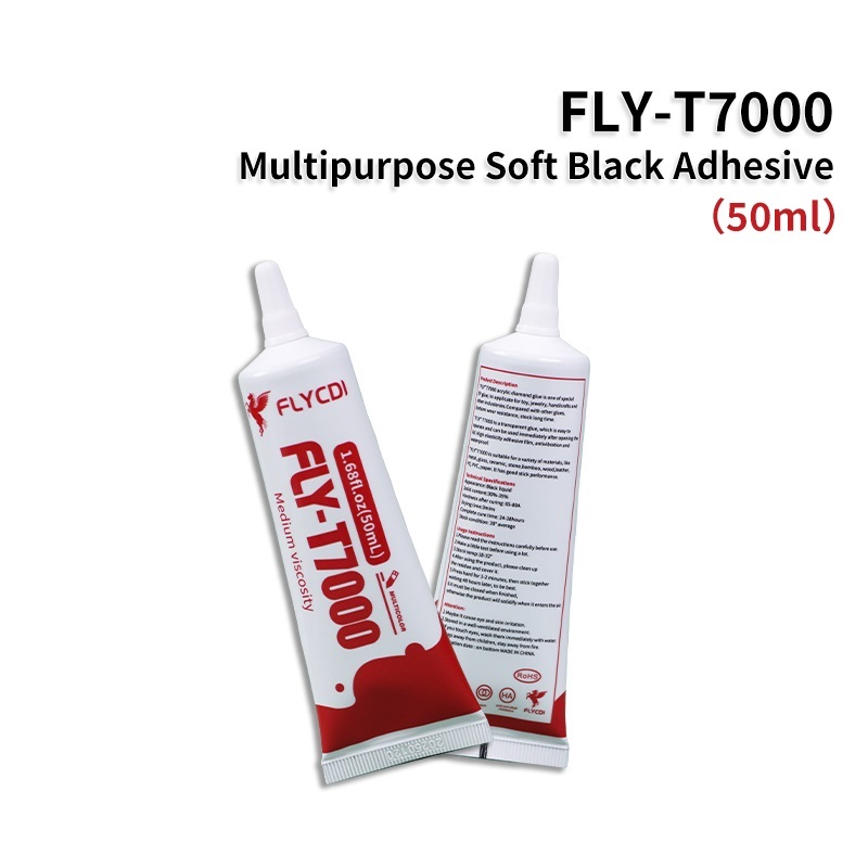 B-7000 Multipurpose Soft transparent Adhesive B7000 Adhesive, Semi Fluid Transparent Glues Suitable for Phone Screen Repair,Wooden,Jewelery