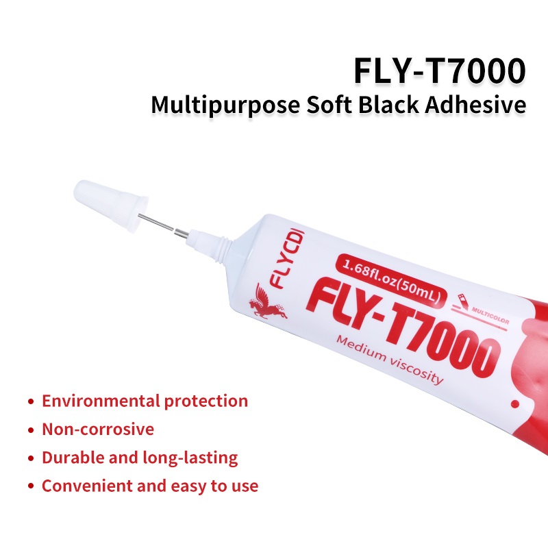 B-7000 Multipurpose Soft transparent Adhesive B7000 Adhesive, Semi Fluid Transparent Glues Suitable for Phone Screen Repair,Wooden,Jewelery