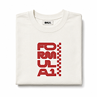 FORMULA 1 | Embroidered T-Shirt | Oversized Fit