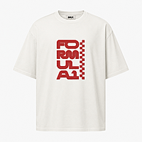 FORMULA 1 | Embroidered T-Shirt | Oversized Fit