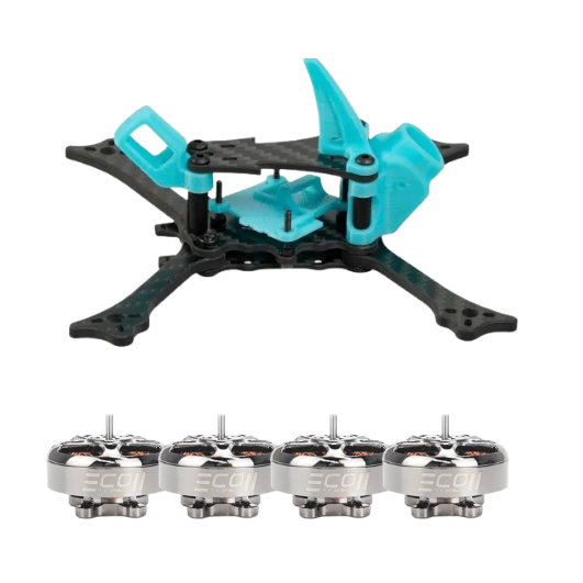3.5-inch FOXEER Caesar racing UAV frame paired with EMAX 2000KV. 3.5-inch FOXEER Caesar racing UAV frame paired with EMAX 2000KV.