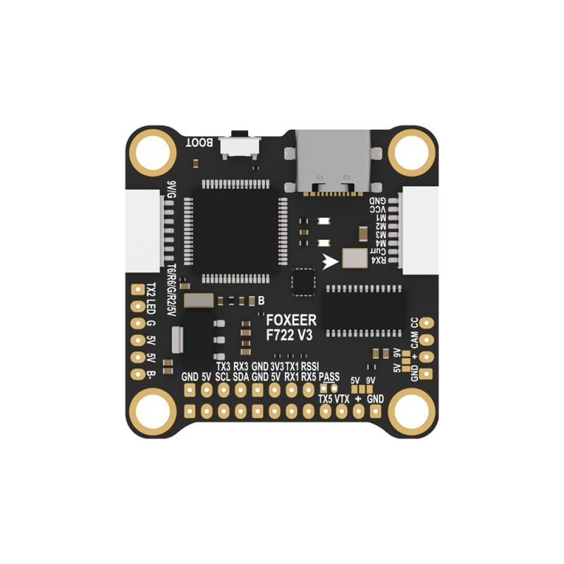 Foxeer F722 V3 Flight Controller FOXR-ETRX-500 - 30x30 Pro FPV Autopilot Foxeer F722 V3 Flight Controller FOXR-ETRX-500 - 30x30 Pro FPV Autopilot