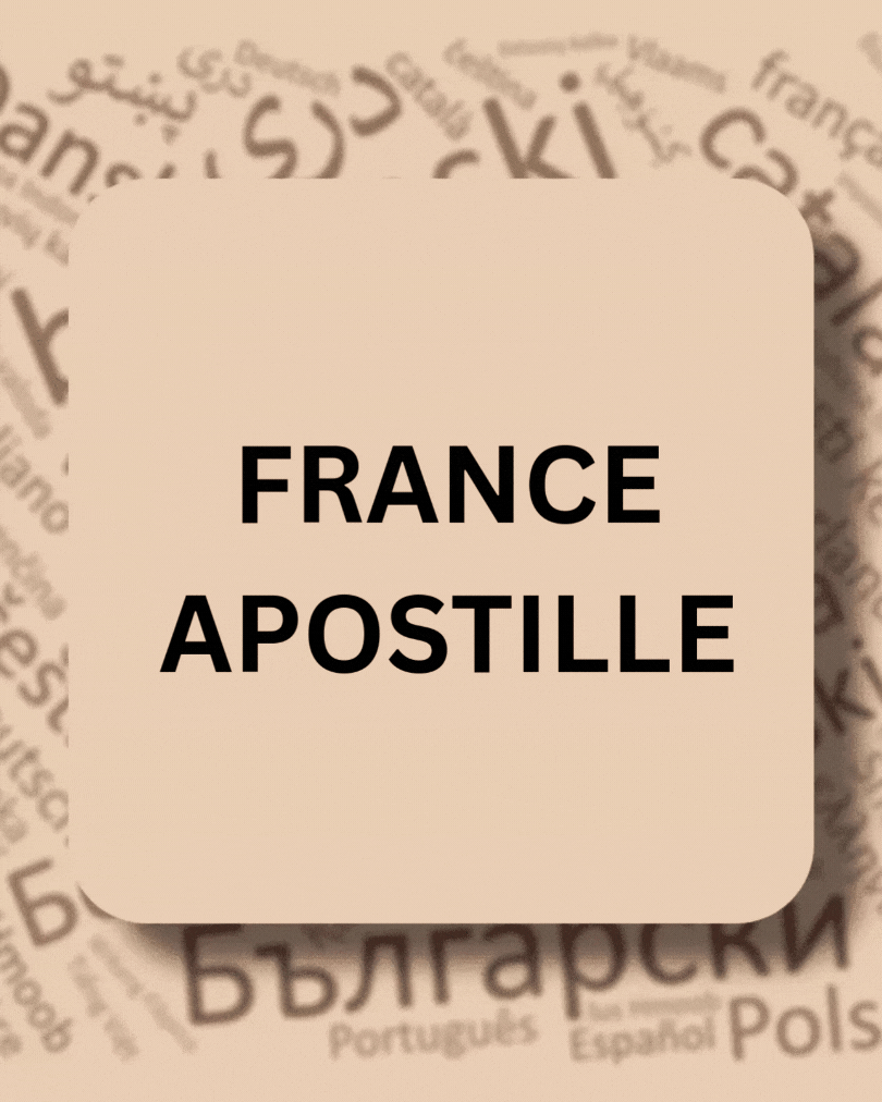France Apostille France Apostille