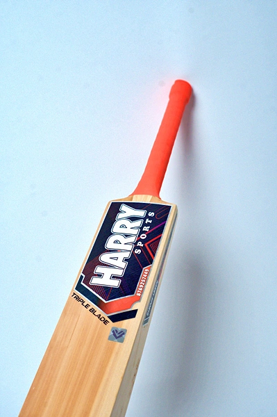HARRY Bahubali Triple Blade Kashmir Willow Tennis Cricket Bat