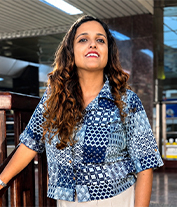 Indigo Printed Shirt