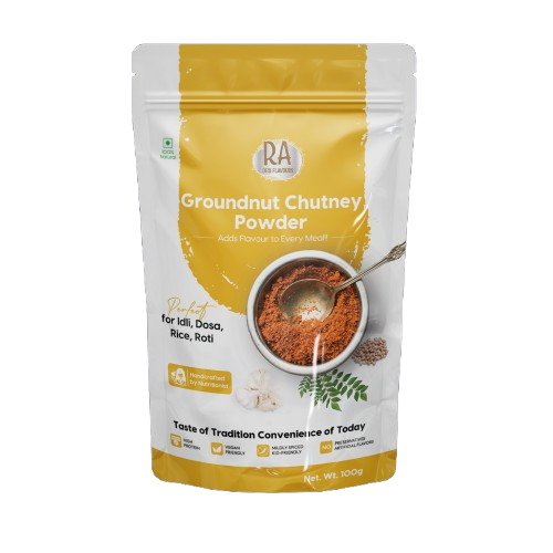 Peanut Chutney Powder with Garlic
